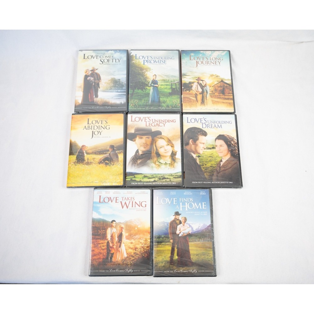 Janette Oke Love Comes Softly Series Lot Bundle 8 DVD's West Frontier Romance